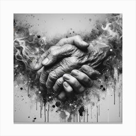 Hands Of Friendship Canvas Print