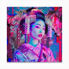 Geisha 19 Canvas Print