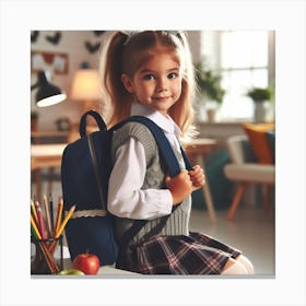 Back To School Canvas Print