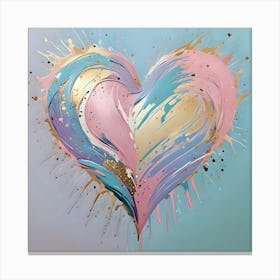 Heart Of Gold Canvas Print