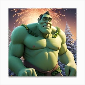 Incredible Hulk Canvas Print