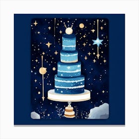 Cake illustration 1 Canvas Print