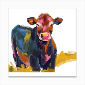 Angus Cow 04 1 Canvas Print