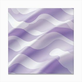 Lilac Waves Canvas Print