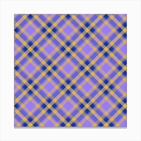 Plaid Fabric 28 Canvas Print