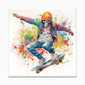 Skateboarder 1 Canvas Print