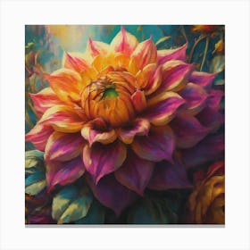 Dahlia 5 Canvas Print