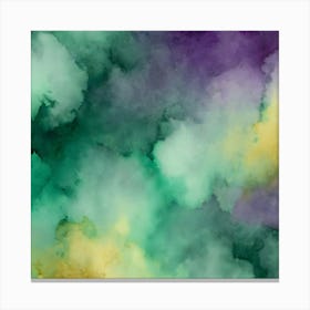 Abstract Watercolor Painting 1 Canvas Print