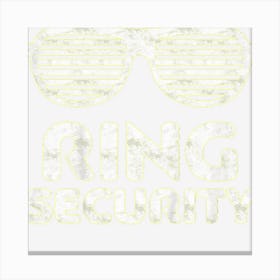 Kids Ring Security Bearer Wedding Gif Canvas Print