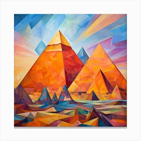 Pyramids Of Giza 5 Canvas Print