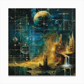 'Solar System' Canvas Print