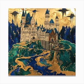 Harry Potter Castle Canvas Print