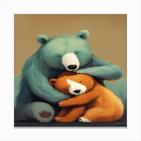 Bear Hug Canvas Print