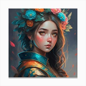 Chinese Girl 6 Canvas Print