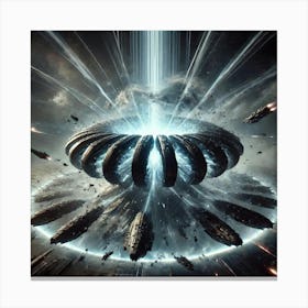 A Massive Futuristic Weapon, The Nexus Obliterator Canvas Print