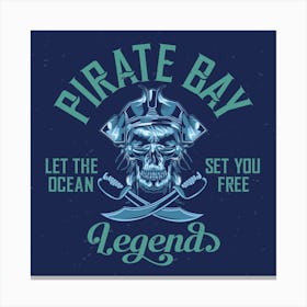 Pirate Bay Canvas Print