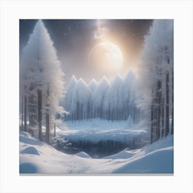 Winter Landscape 17 Canvas Print