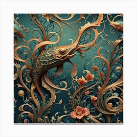 Flora And Fauna 3 Canvas Print