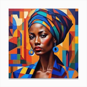 African Woman 3 Canvas Print