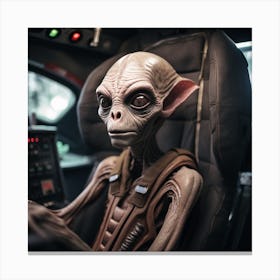 Alien Driver Canvas Print