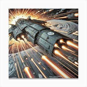 Helios Class Destroyer Rapid Strike Iron Commonwealth Canvas Print