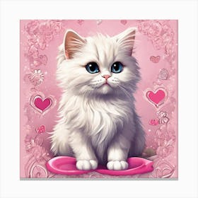 cuty kitty Canvas Print
