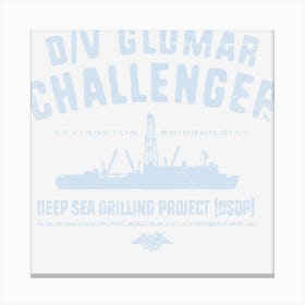 Dv Glomar Challenger Canvas Print