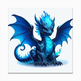 Blue Dragon Kid 1 Canvas Print