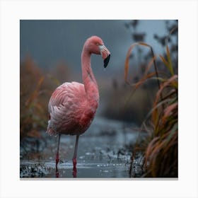 Flamingo 53 Canvas Print