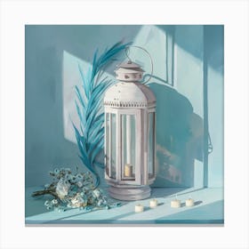 White Lantern Canvas Print