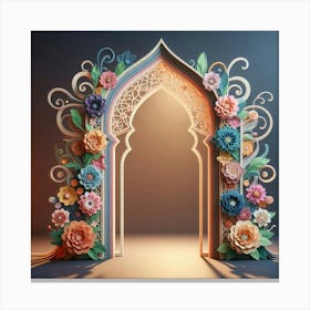 Islamic Door 4 Canvas Print