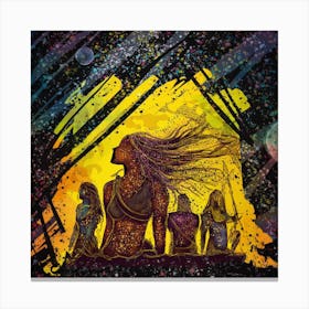 ode to explorers. Canvas Print