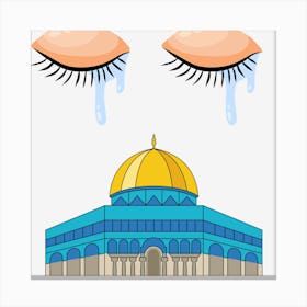 Dome Of The Rock Canvas Print