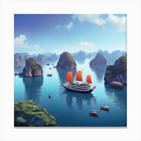 Ha Long Bay Canvas Print