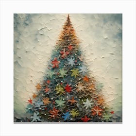 Retro Christmas Chromatics Canvas Print