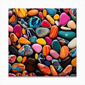 Colorful Pebbles 2 Canvas Print