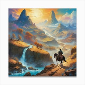 Lord Of The Rings paintings art print Canvas Print