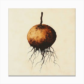 Root Growing Canvas Print