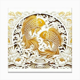 Golden fish 8 Canvas Print