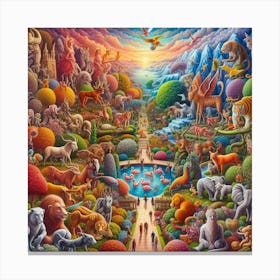 Garden Of The Gods Canvas Print