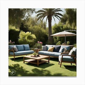 Outdoor Furniture Canvas Print