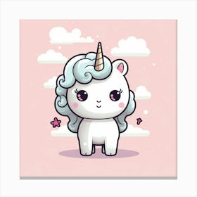 Cute Unicorn 575 Canvas Print