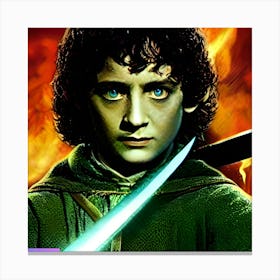 Frodo lord of the rings Canvas Print