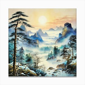 Asian Landscape 1 Canvas Print