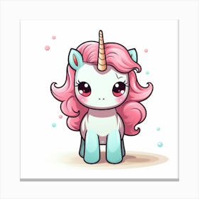 Cute Unicorn 594 Canvas Print