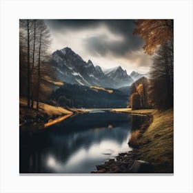 Autumn In The Alps 1 Canvas Print
