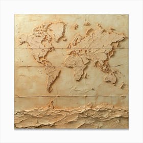 World Map Art 2 Canvas Print