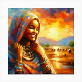 African Woman 1 Canvas Print