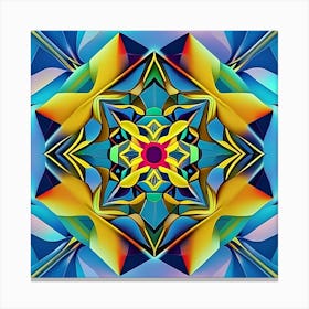 Abstract Mandala 4 Canvas Print