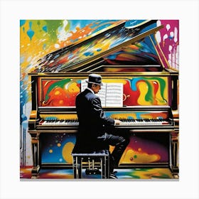 Jazz Piano Canvas Print